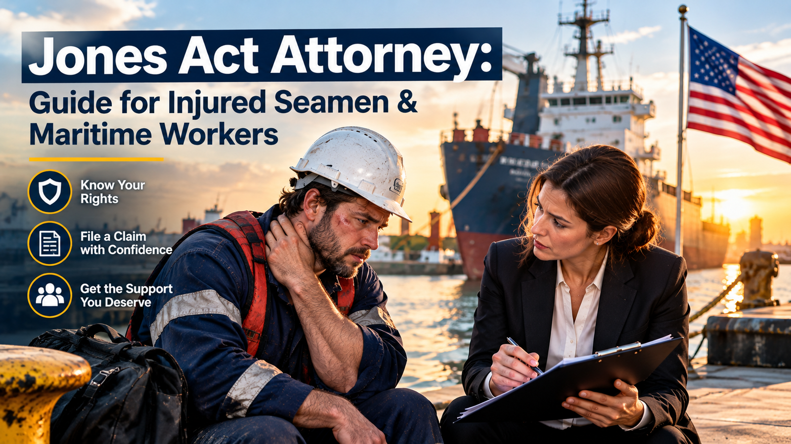 Jones Act Attorney: Guide for Injured Seamen & Maritime Workers